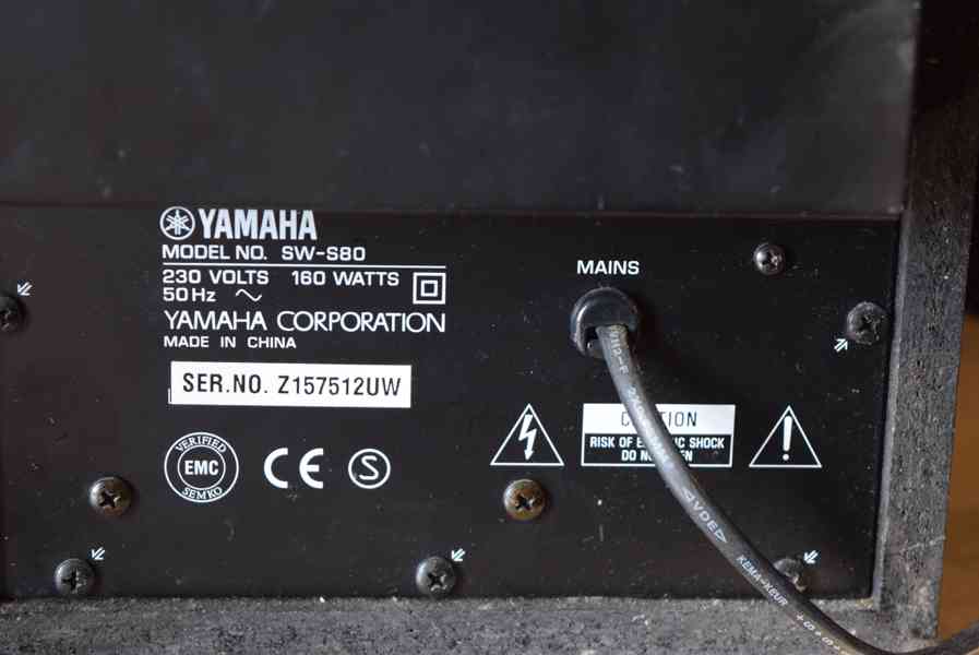 YAMAHA SW-S80 AKTIVNÍ SUBWOOFER BEZ TESTU ! - foto 7