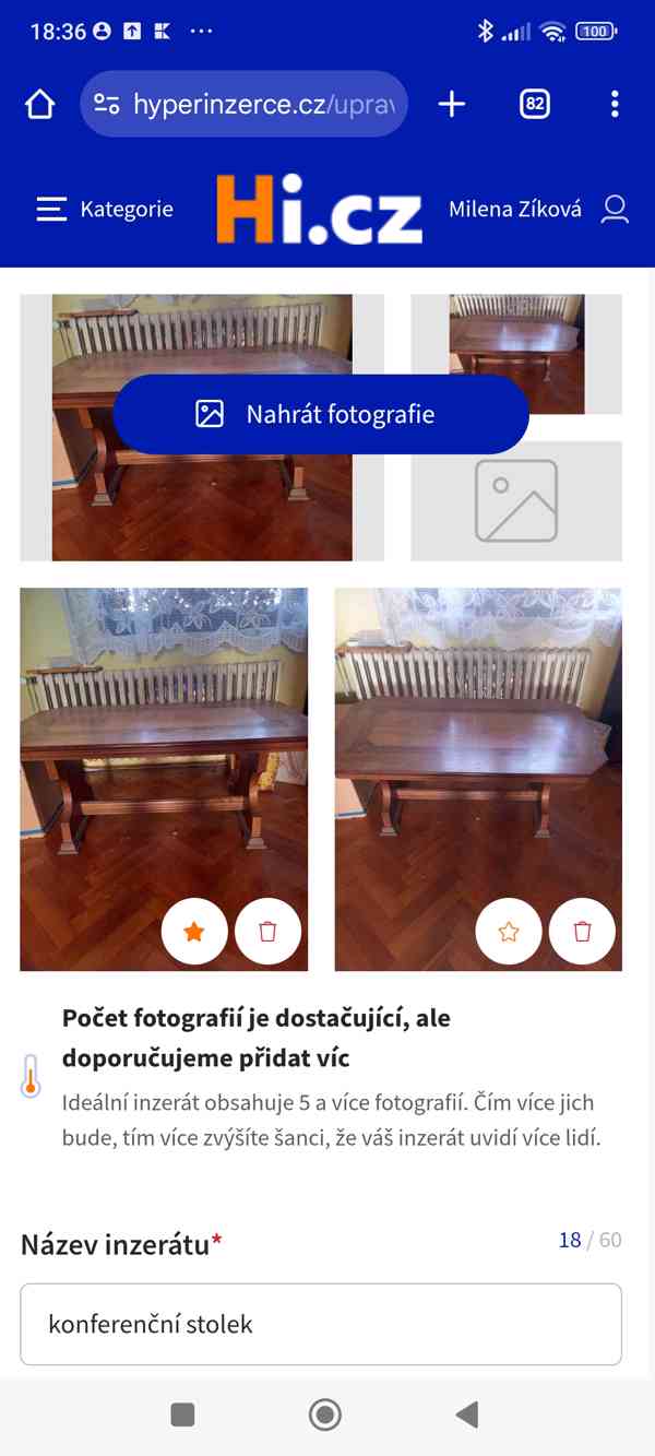 konferenční stolek - foto 3