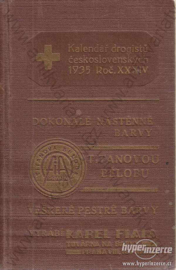 Kalendář drogistů československých pro rok 1935 - foto 1