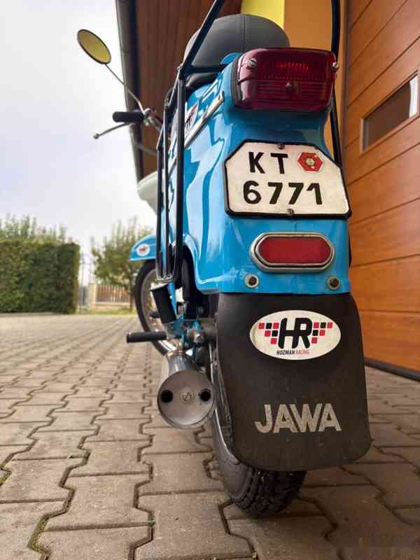Nerezový, rezonanční výfuk Jawa 50 - foto 3