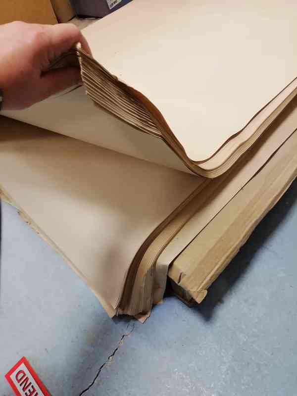Balící papír - archy 90x140cm - přírodní hnědá - foto 2