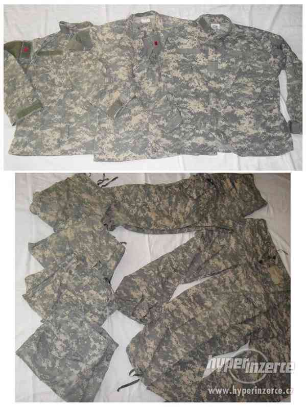 US Army ACU UCP LEVNÉ maskáče, uniformy, kalhoty a blůzy - foto 1