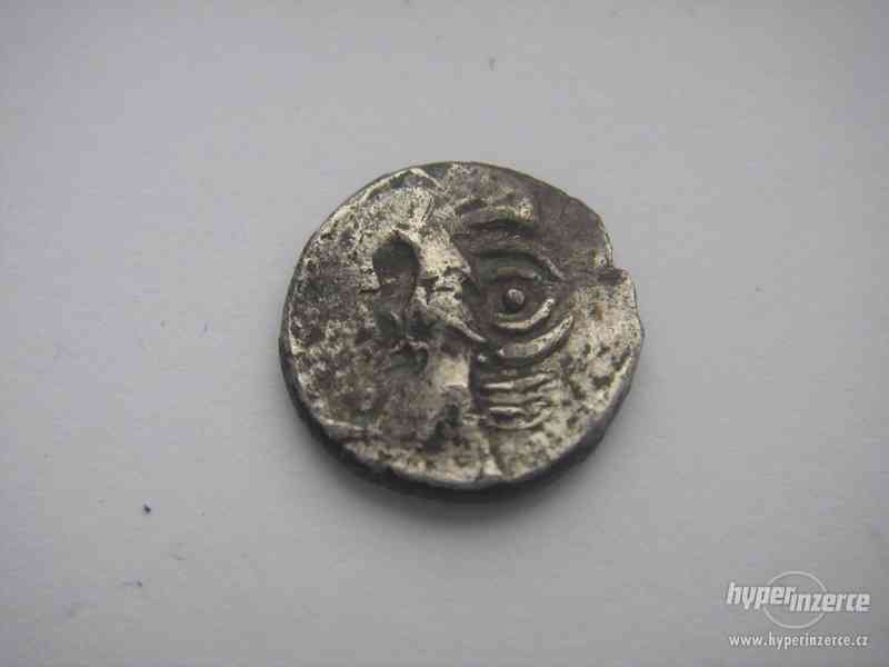 Drachma AR typ Kugelwange,Keltové, 2.-1.st.př.n.l. - foto 2