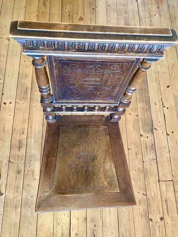 Židle rustikální ruční práce, 6 kusů. - foto 7