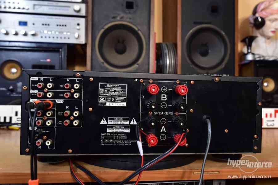 PIONEER A-616 Mark II Reference Amplifier - 14kg zesilovač - foto 3