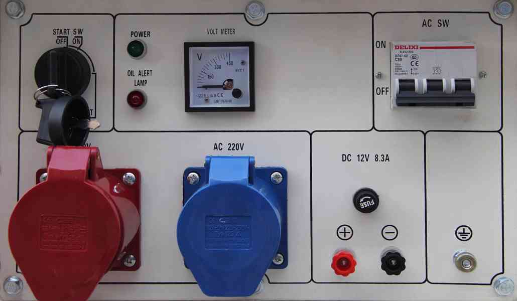 ATS - Elektrozentrala / Diesel Generator DG11000E3 - 8 KW - foto 2