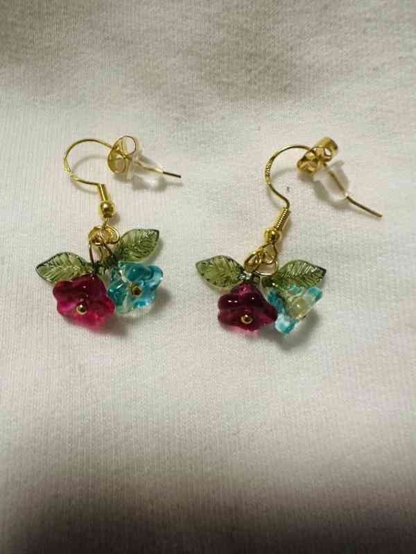 Sada šperků: náhrdelník a náušnice „Kouzelná zahrada“ - foto 2