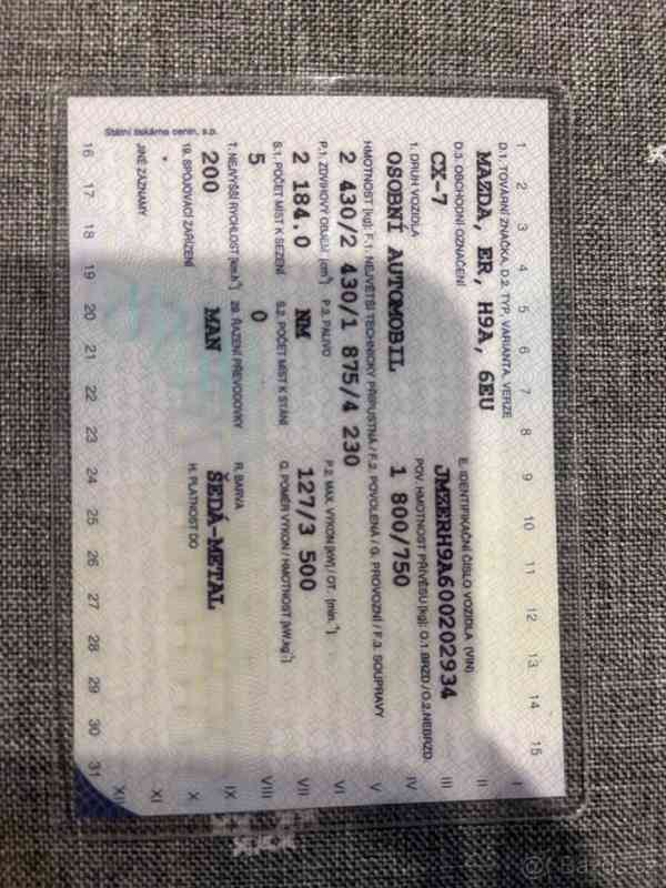 Mazda CX-7 2,2   PRODÁM - foto 3