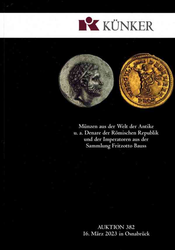 Nový katalog 2023- mince antiky. Kuenker-Německo. Luxusní! - foto 1