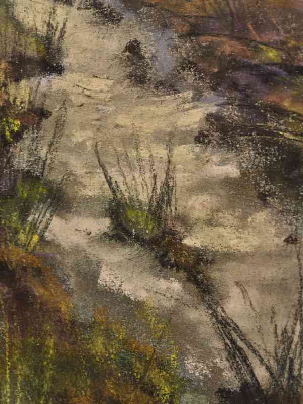 Cox Garstin (1892–1933), krajina, pastel pod sklem, 73 × 63  - foto 5