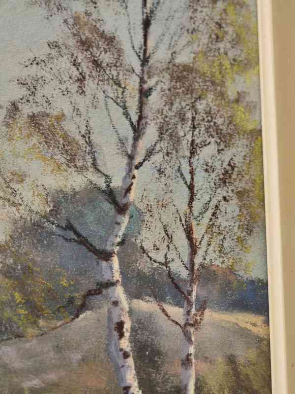 Cox Garstin (1892–1933), krajina, pastel pod sklem, 73 × 63  - foto 6