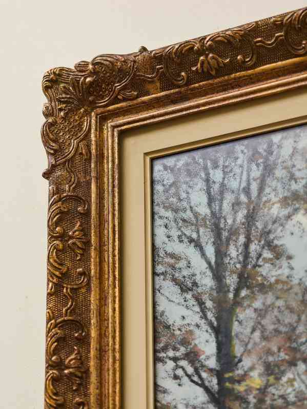 Cox Garstin (1892–1933), krajina, pastel pod sklem, 73 × 63  - foto 3