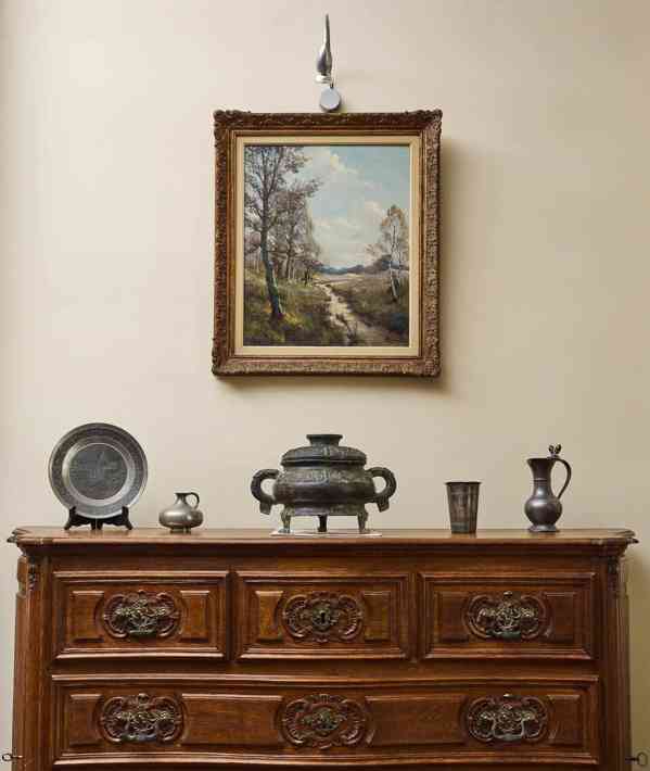 Cox Garstin (1892–1933), krajina, pastel pod sklem, 73 × 63  - foto 2