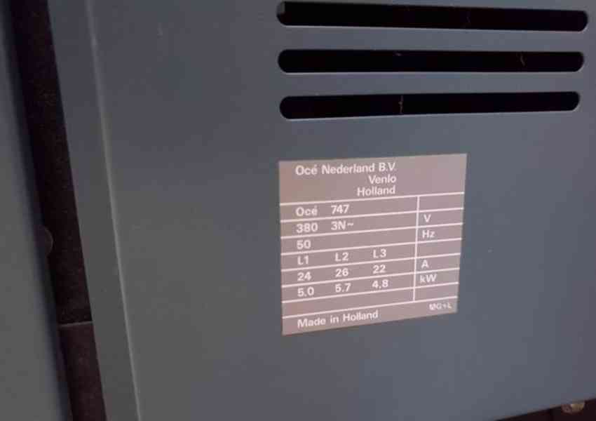 Tiskařský stroj Océ 450 (13319.) - foto 14