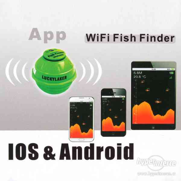 Bezdrátový sonar Fish Finder,WIFI,pro Android - foto 6
