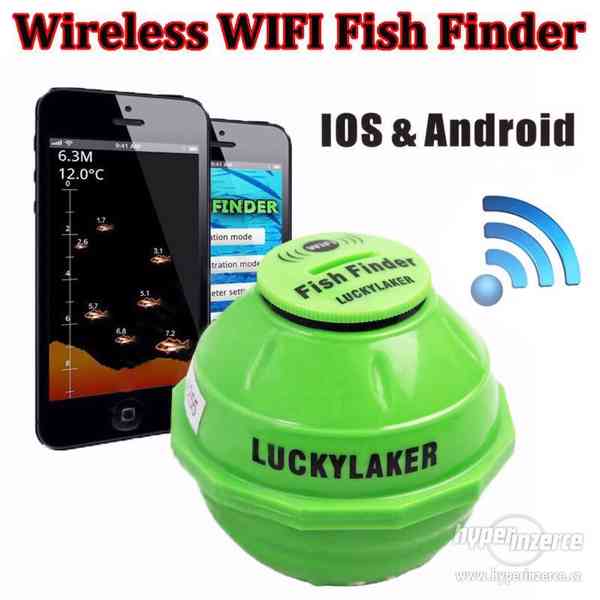 Bezdrátový sonar Fish Finder,WIFI,pro Android - foto 7