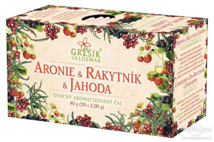 Grešík, Ovocný čaj ARONIE & RAKYTNÍK & JAHODA - foto 1
