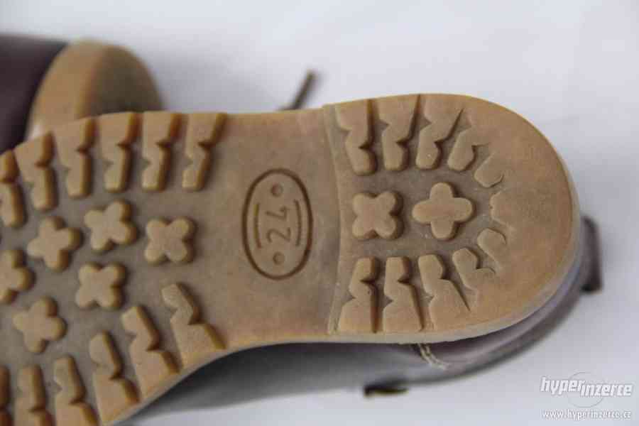 Kožené dětské boty - foto 2