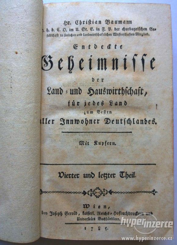 Dr.Christian Baumann - Entdeckte Geheimnisse Der Land r.1785 - foto 3