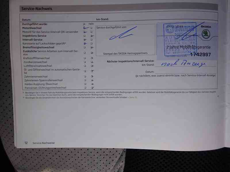Škoda Octavia 2.0 TDI Combi RS r.v.2012 (125 kw) serviska - foto 18