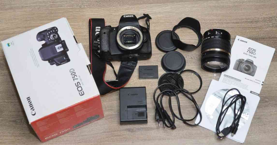 Canon EOS 750D + Objektiv Tamron  *16 000 Exp. - foto 3
