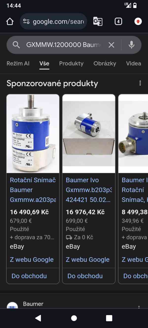 Baumer GXMMW.1200000 MultiVO Multitur encoder, 10-30Vdv  Bau - foto 5