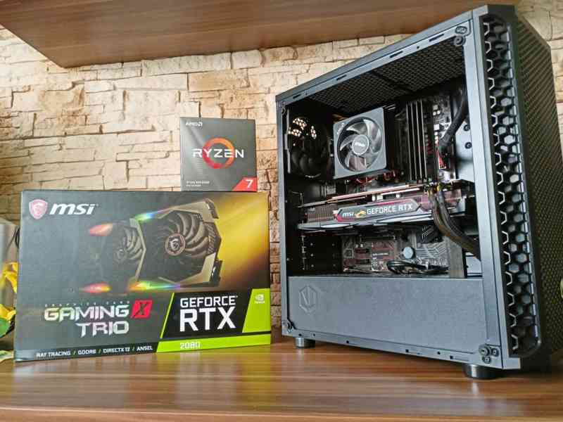 🚀 HERNÍ PC RYZEN 7 3700X, 32GB RAM, RTX 2080 GAMING, SSD 🚀 - foto 2