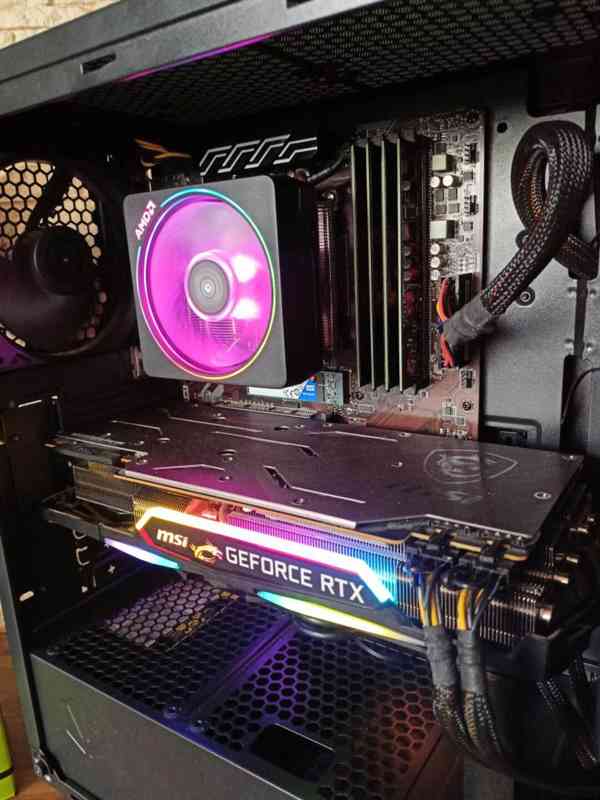 🚀 HERNÍ PC RYZEN 7 3700X, 32GB RAM, RTX 2080 GAMING, SSD 🚀 - foto 3