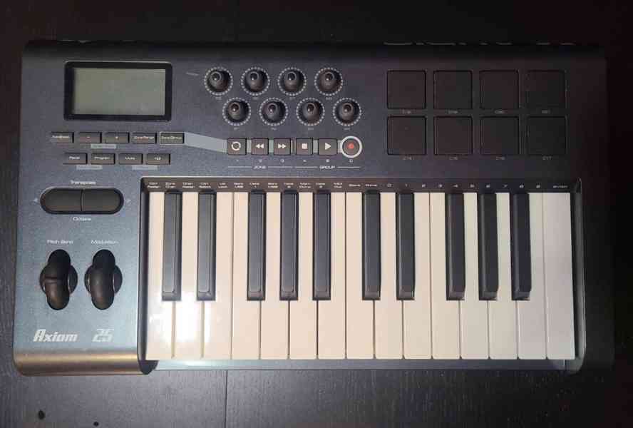 Prodám USB MIDI keyboard M-Audio Axiom 25(MK1) Cena: 1000 Kč - foto 3