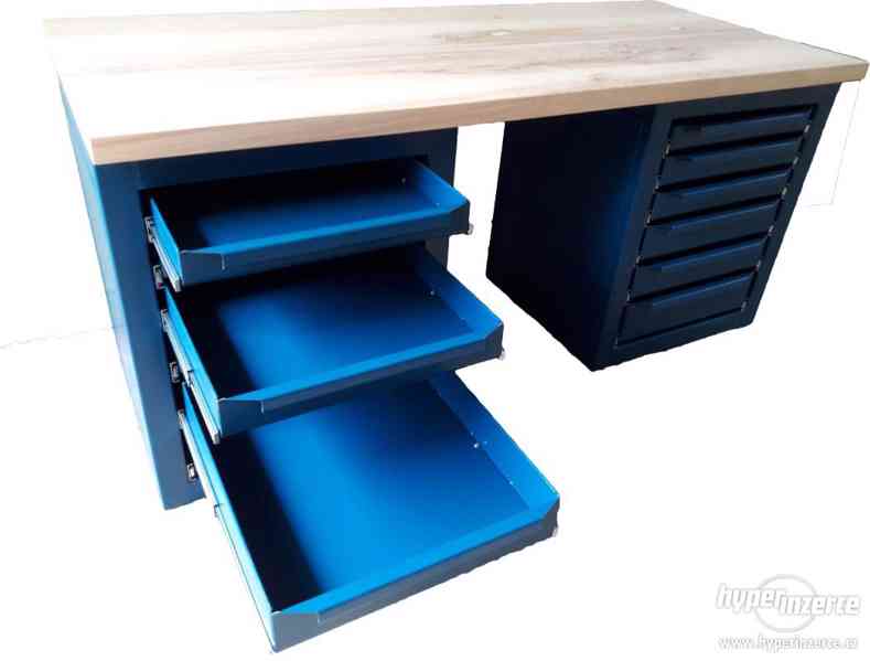 Nový pracovní stůl, ponk model BOX DUO - foto 3