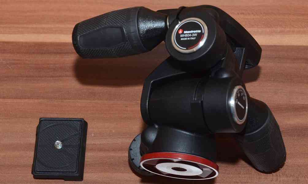 HLAVA: Manfrotto MH804-3W **3 cestá*Nosnost: 4 kg - foto 3