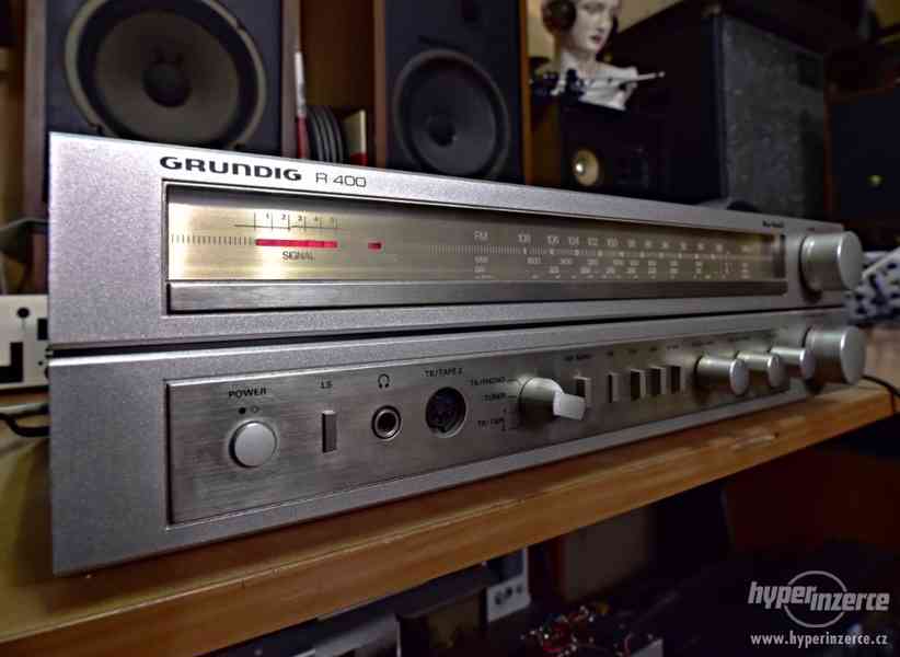GRUNDIG R 400 - krásný stereo receiver ca. 1984 - foto 1