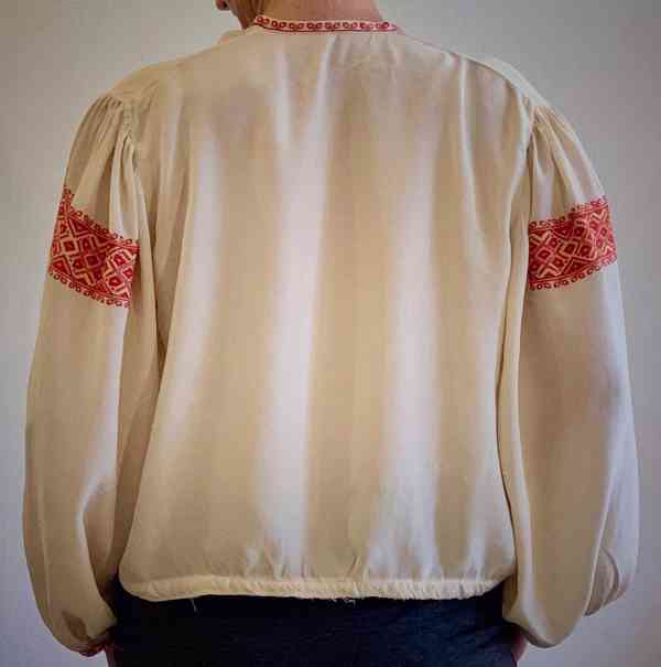 Retro vintage vyšívaná košile – vyšívanka, Ukrajina, 60.–70. - foto 3