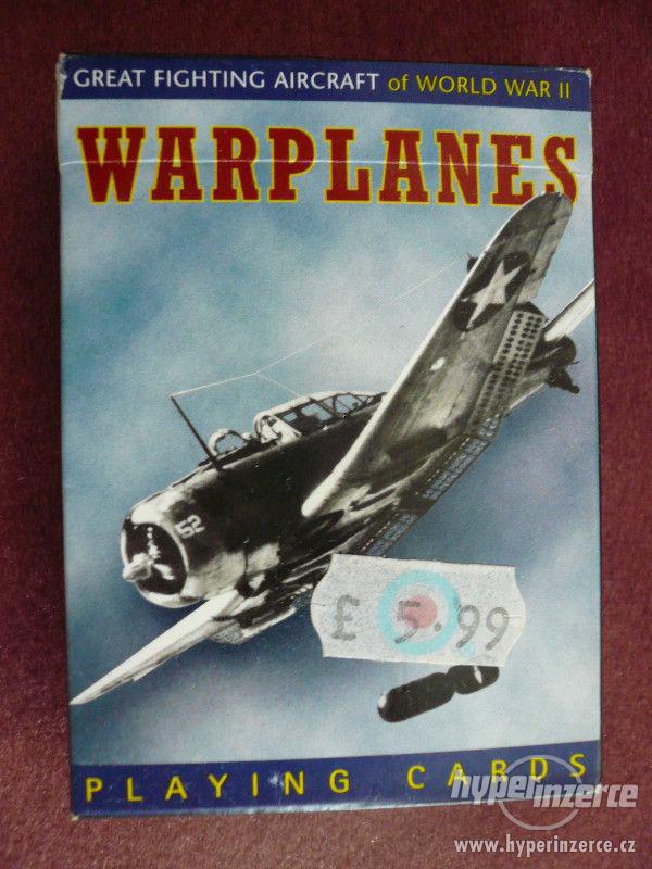 Hrací karty Warplanes (World War II) - foto 1