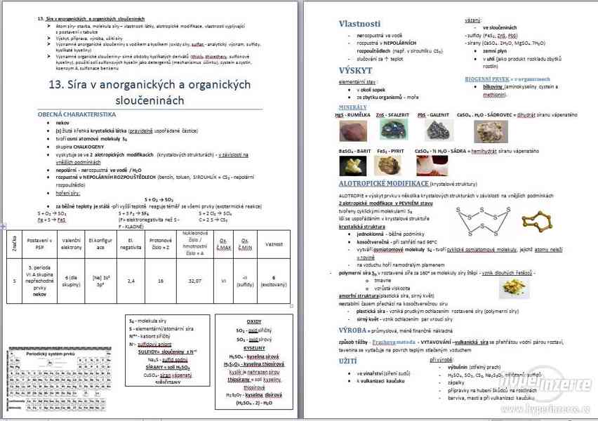 Vypracované maturitní otázky z chemie GO - foto 1