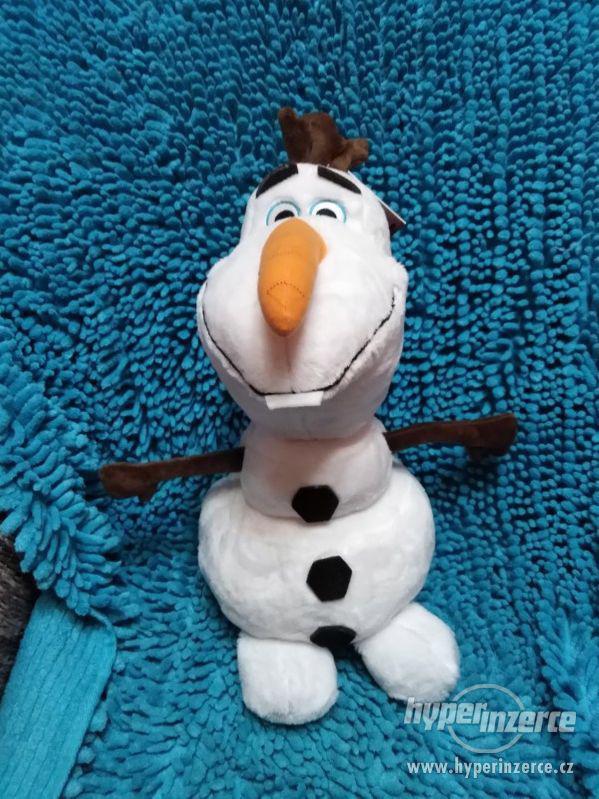 plyšový Olaf Frozen II svítící nos - foto 1