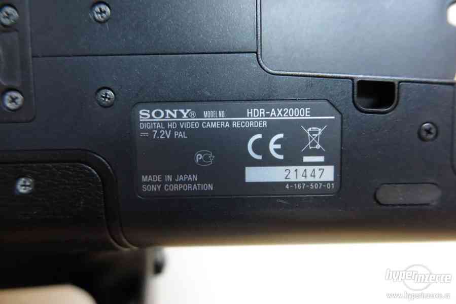 Videokamera SONY HDR-AX2000E + příslušenství - foto 9