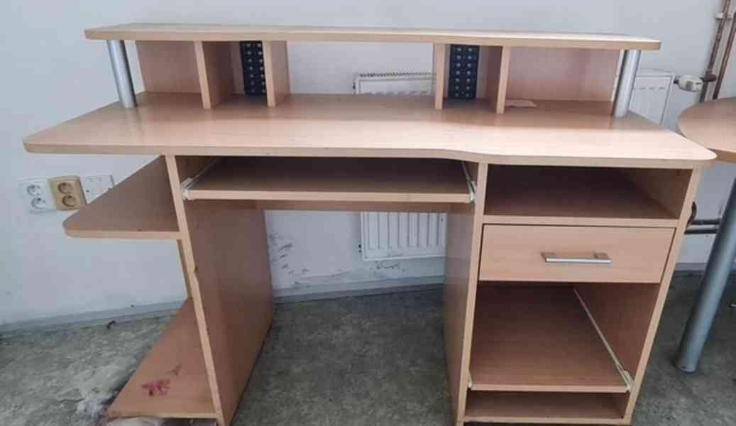 Kancelářský stůl 1350x570x760-180mm (15476.) - foto 2