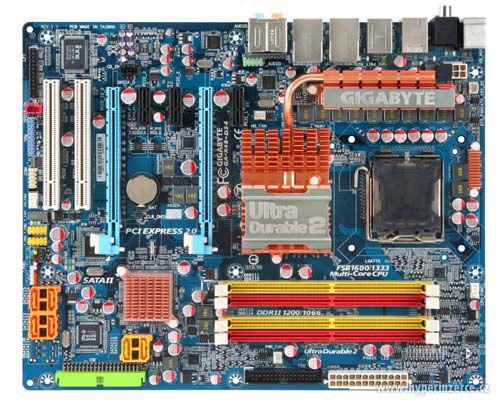 GIGABYTE X48-DS4 (rev. 1.3),X48/ ICH9R, 2x PCIe x16, DDR2 12 - foto 1