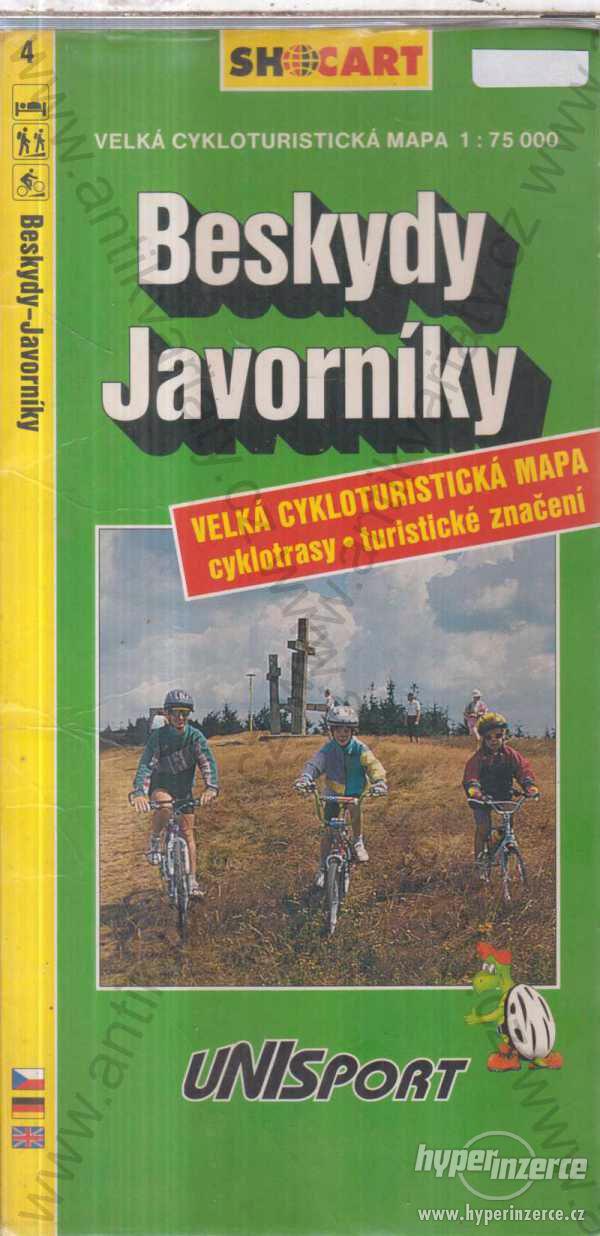 Beskydy, Javorníky Velká cykloturistická mapa 1997 - foto 1