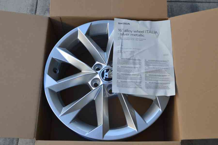 Škoda Kamiq/Scala, S.Arona – NOVÉ 16 originál Alu disky 6x16 - foto 4