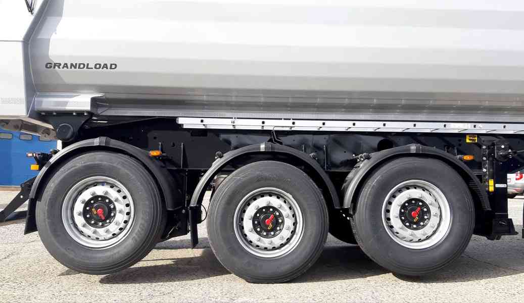 Sklápěcí návěs MEILLER 26 m3 / 2 ZVEDAČKY / plachta - foto 4