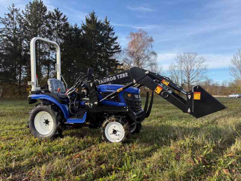 Malotraktor Tauros ZX25b 4x4 + čelní nakladač TZ02 - foto 2