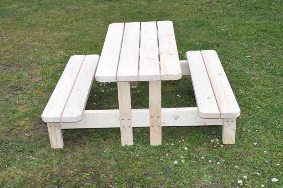 Dětská zahradní lavice - pivní set - foto 3