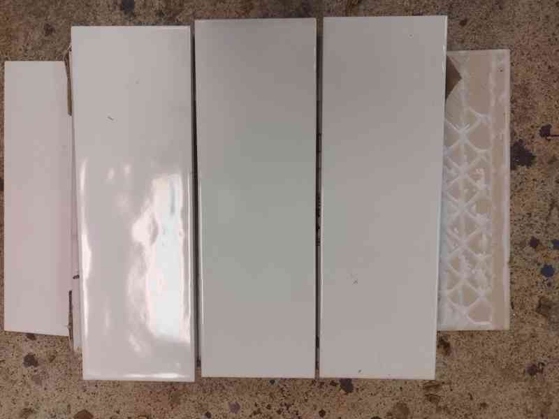 Obklad Ragno Brick glossy white 10x30 cm lesk - foto 3