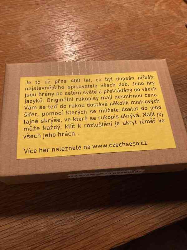 Šifrovací hra Shakespearův rukopis - foto 3