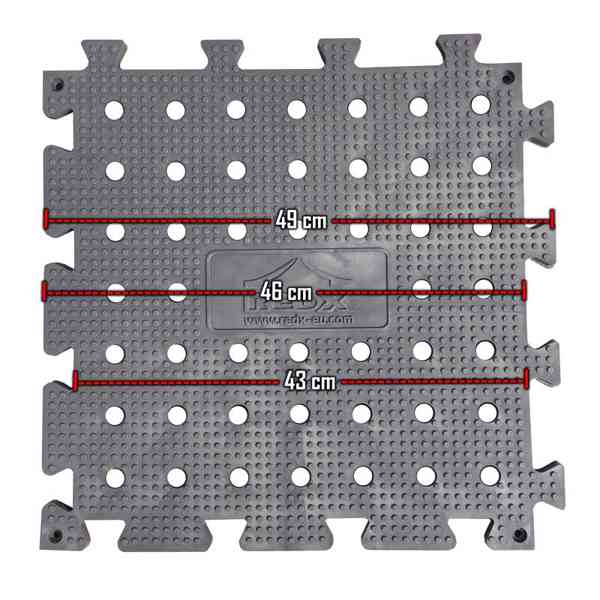 Skládaná plastová podlaha pod stánek 3x4,5m - foto 2