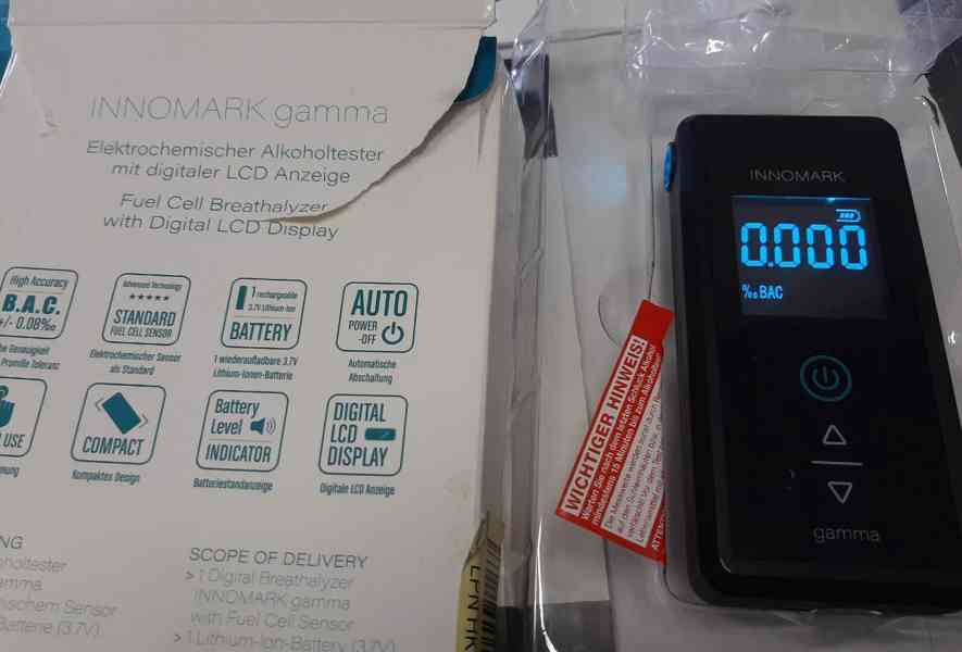 Alkohol tester ACE INNOMARK gama elektrochemický - foto 8