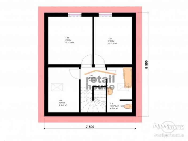 Rodinný dům Pegas New 2016 Plus, 5+kk+G, 113 m2 - foto 10