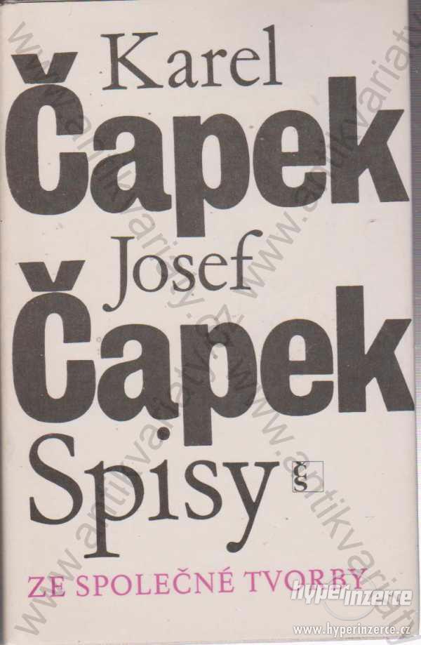 Spisy II K. Čapek, J. Čapek Českosl. spis. 1982 - foto 1